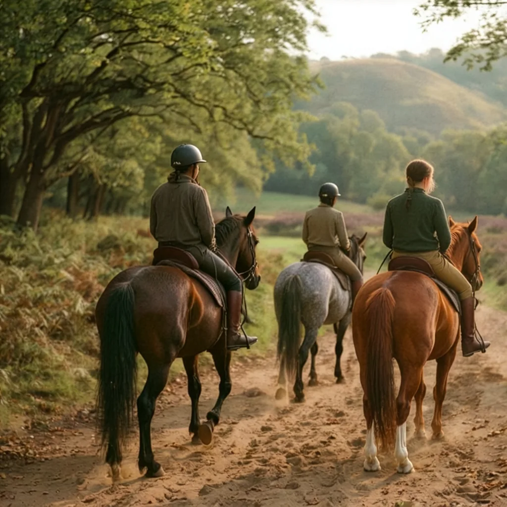 Balade à cheval en Haute-Vienne, autour de Blond